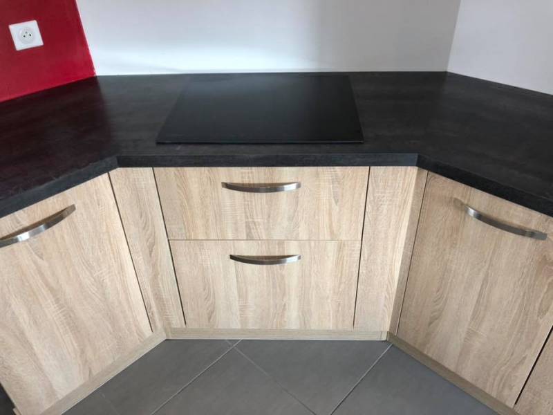 plan de travail en angle vers Montpellier